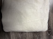 New 1970's Vtg. Plush Short Pile Faux Fur Fabric Remnant