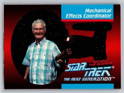 1993 SkyBox Star Trek TNG Behind Scenes BTS14 Mechanical Effects Coord Card