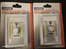 2 x STATUS LED Motion Senso Brattery operated light switch - ( 2 Packs )