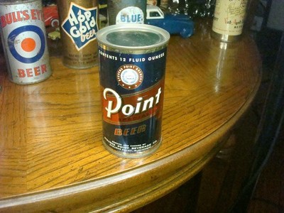 POINT SPECIAL BEER GOLD TRIM BO FLAT TOP BEER CAN STEVENS POINT BEV WISCONSIN