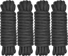 Boat Dock Lines 1/2" x 15' - Double Braided Nylon Boat Ropes for Docking with...
