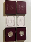 Lot of 2 90% Silver Commemorative Half Dollars 0.4019 oz ASW 1732-1982