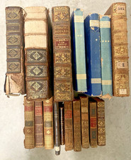 Antique Books Lot 1600-1900s - History, Religion, Literature