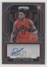 2021-22 Panini Prizm Rookie Signatures David Johnson #RS-DJO Auto 8em