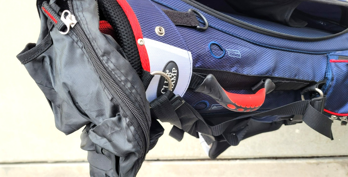 CLUB CHAMP Ultra-Lite 7-Way Golf Stand Bag with Dual Carry Straps & Rain Cover