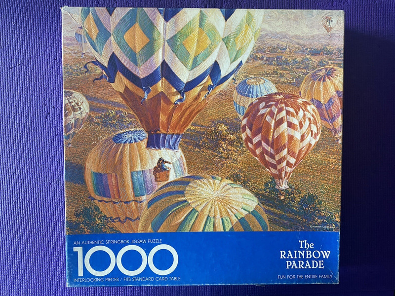 Vintage Springbok Puzzle The Rainbow Parade Complete