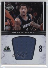 2011-12 Panini Limited Jumbo Materials 28/99 Michael Beasley #24 a1b