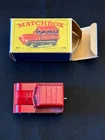 Vintage Lesney Matchbox Red Snow Trac w/ Box #35 Very Good Cond