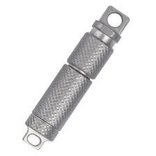 Titanium Alloy Capsule EDC Pill Storage Container Keychain Holder Waterproof