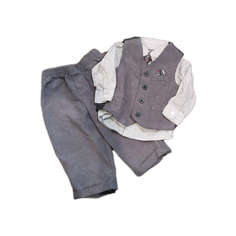 Dockers 18 Months Gray Dress Vest Suit