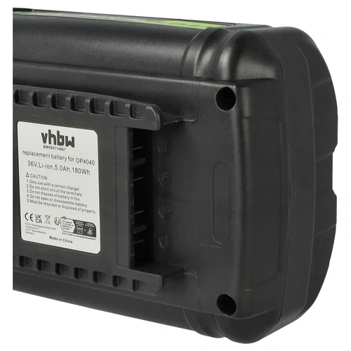 Akku 5Ah 36V für Ryobi BPL3626 BPL3626D BPL3640 BPL3640D BPL3650 5133002166 - Bild 6 von 9
