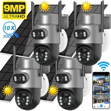 Camaras De Seguridad Para Exterior Solar WIFI Inalambrica Con Vision Nocturna US