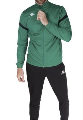 Kappa Dalcito Trainingsanzug Unisex S Jacke Hose grün schwarz