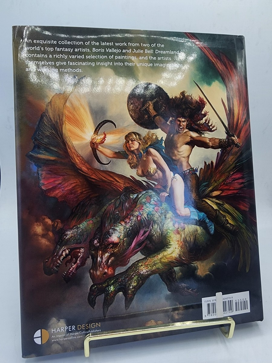 Dreamland Fantasy Art Book Boris Vallejo Julie Bell Hardcover