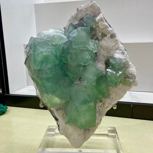 14,5 lb Alta Calidad Natural Xianghualing Verde Fluorita Cristal Mineral Coleccionar - Imagen 5 de 16