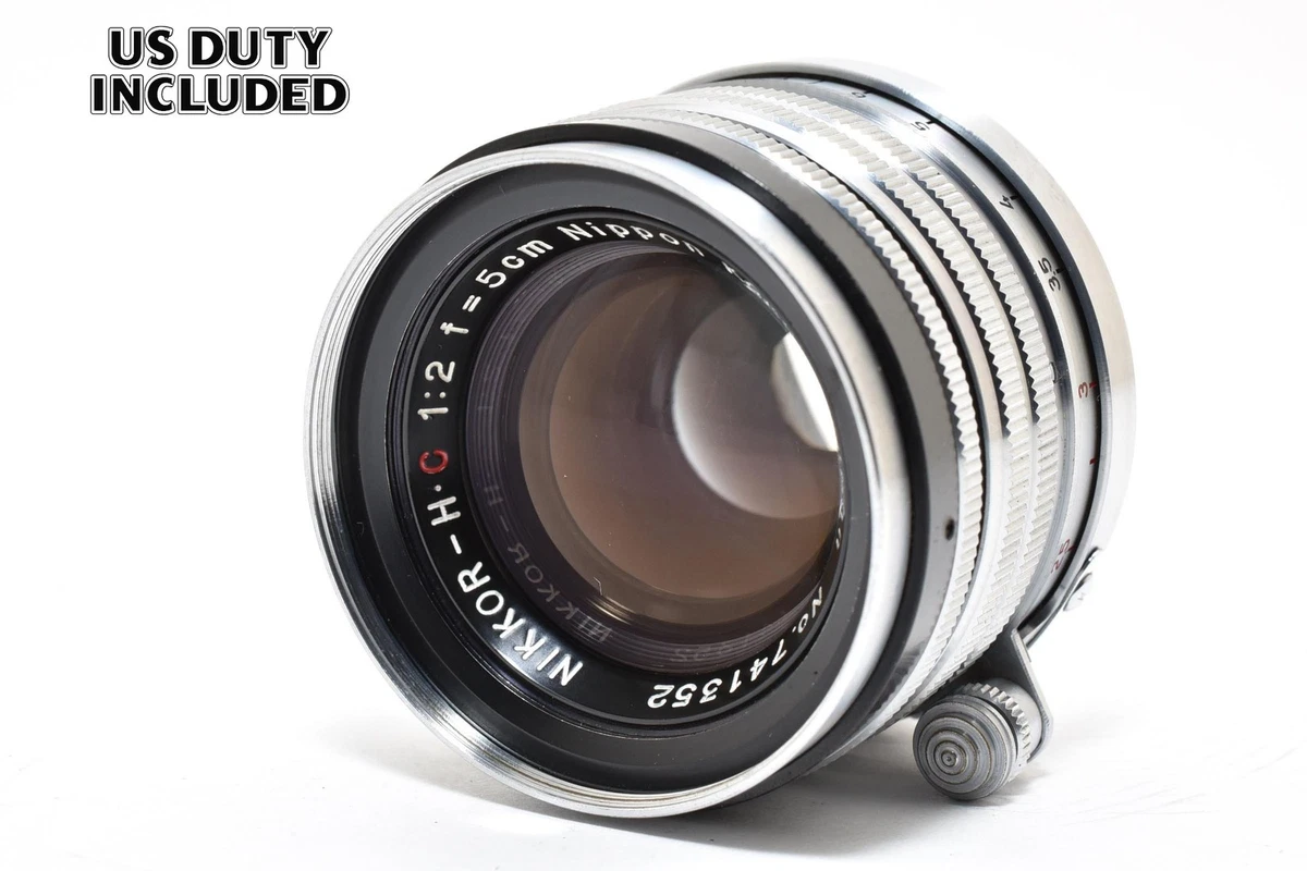 Nikon NIKKOR f/2 Camera Lenses 50mm Focal for sale | eBay