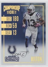 2016 Panini Contenders Championship Ticket 5/99 TY Hilton #94 fm0