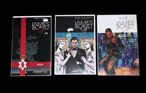 James Bond 07 M, Kill Chain # 3, Black Box #. 2 Dynamite Comics