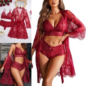 Women's Sexy-Lingerie Babydoll Sleepwear Underwear Lace Dress G-string Nightwear