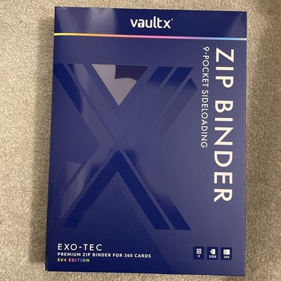 Vault X 9 Pocket Exo-Tec Zip Binder SV4 Paradox Rift | Pokemon TCG
