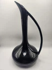 Van Briggle Pottery Black Gloss  Pottery Ewer Pitcher Vase Colo Spgs  Signed