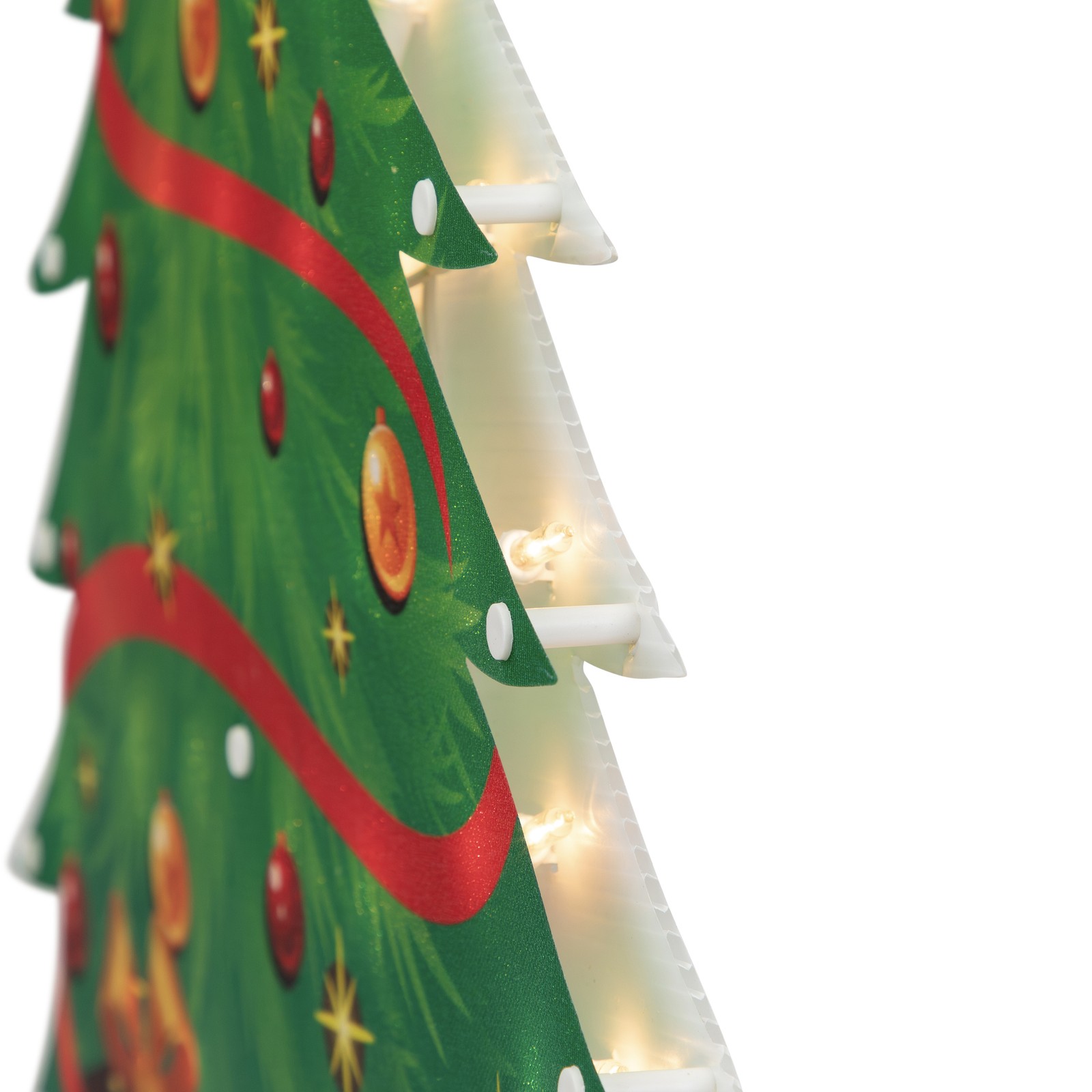 Northlight 22.5" Lighted Christmas Tree with Presents Window Silhouette