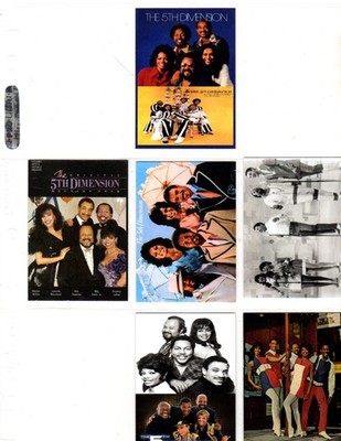THE 5TH DIMENSION    CUSTOM   NOVELTY TRADING CARD 6 CARDS   SET