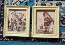 Pair BERTA HUMMEL 1950s Boy And Girl Prints