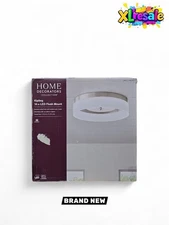 Home Decorators 13.75" 21W LED Ceiling Flush Mount Light Brushed Nickel Fixture