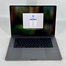 MacBook Pro 16 Gray 2021 M1 Pro 10-Core CPU 16-Core GPU 32GB 1TB SSD - Pink Hue