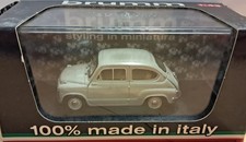 Brumm Fiat 600 1a serie berlina grigio medio 1955 1/43 R247-02