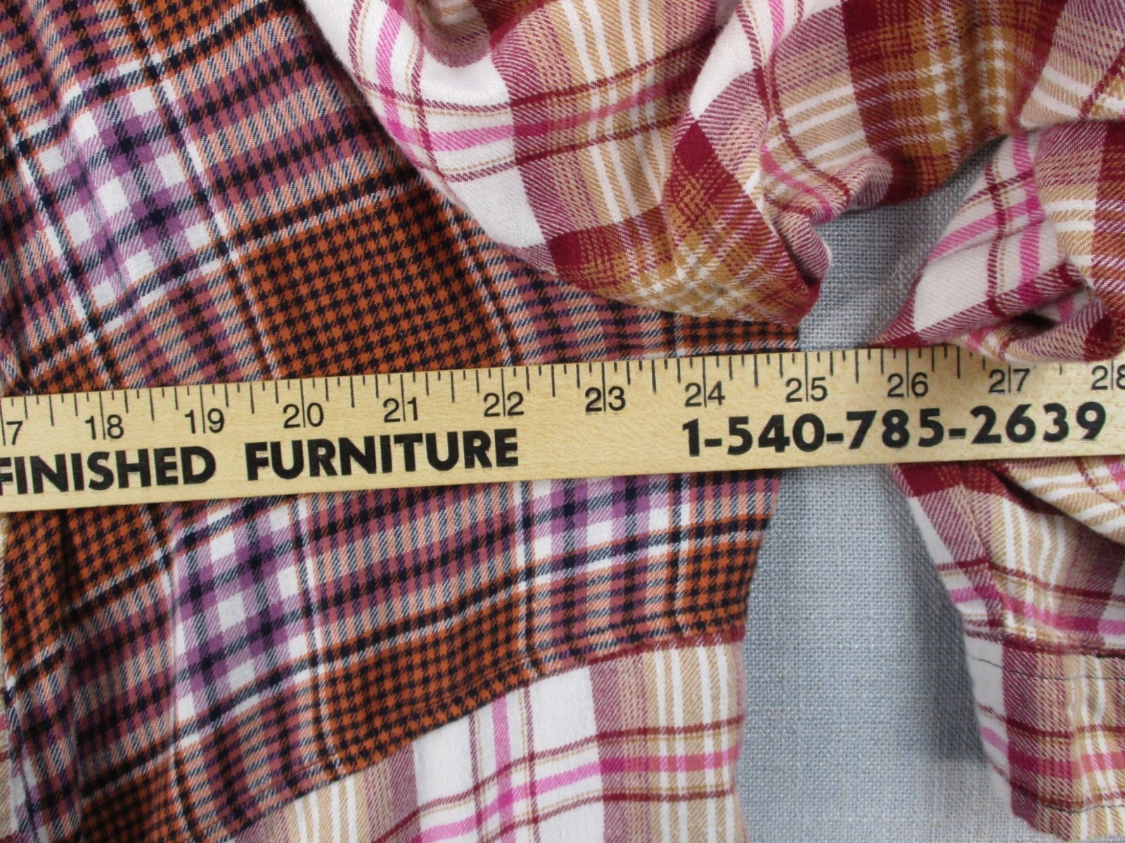 Patchwork Plaid Open-Front Cardigan Coatigan Jack… - image 4