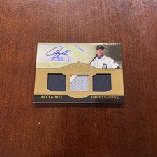 2011 Topps Marquee - Acclaimed Impressions Triple Austin Jackson #AIT-28 /5