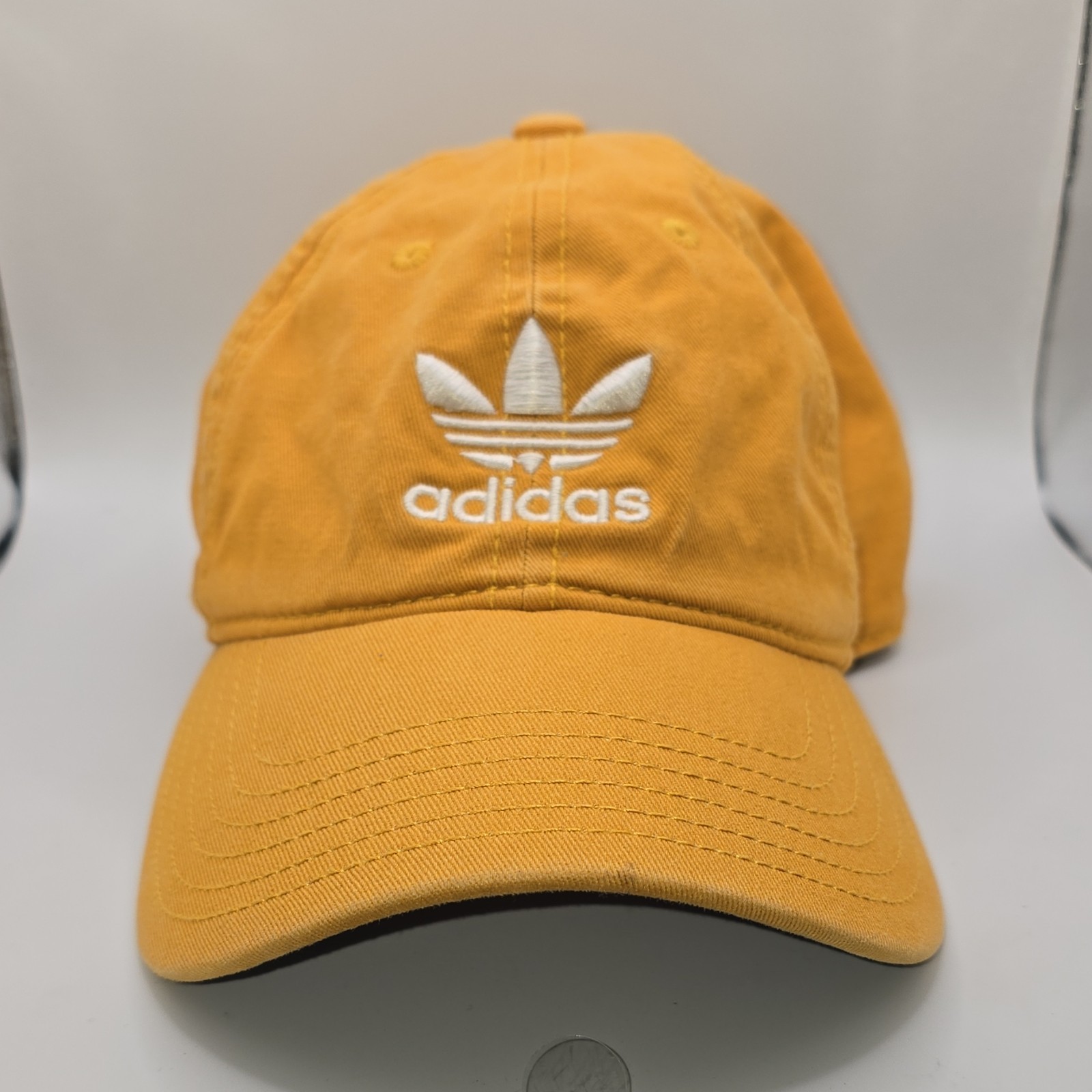 Adidas Yellow unisex Baseball Cap Adjustable One Size Casual