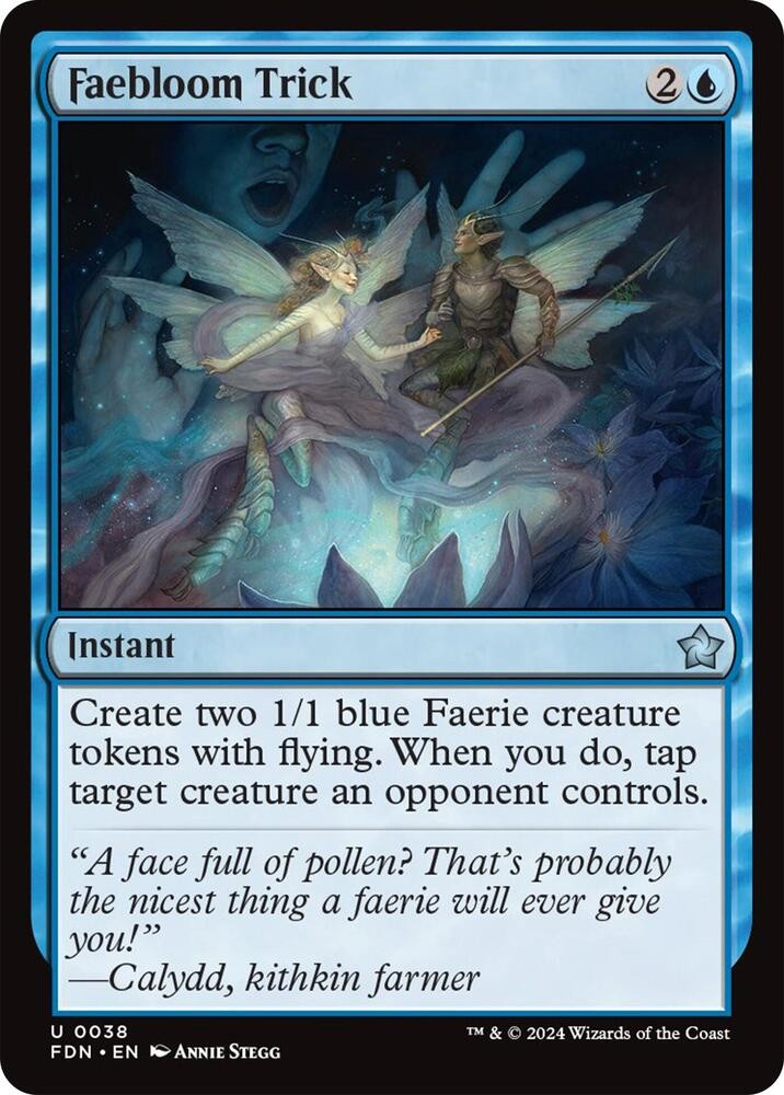 Faebloom Trick Foil U Foundations 38 NM
