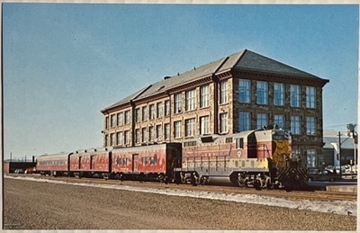 Algoma Central Railway Train Postcard Sault Ste Marie Ontario 1972 RP446