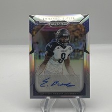Panini 2019 Prizm Draft Picks Emmanuel Butler Autograph Rookie #251