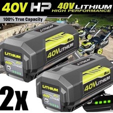 2pack 40V Battery For Ryobi 40 Volt 8.0Ah Lithium OP4050 OP40602 OP40261 OP4060