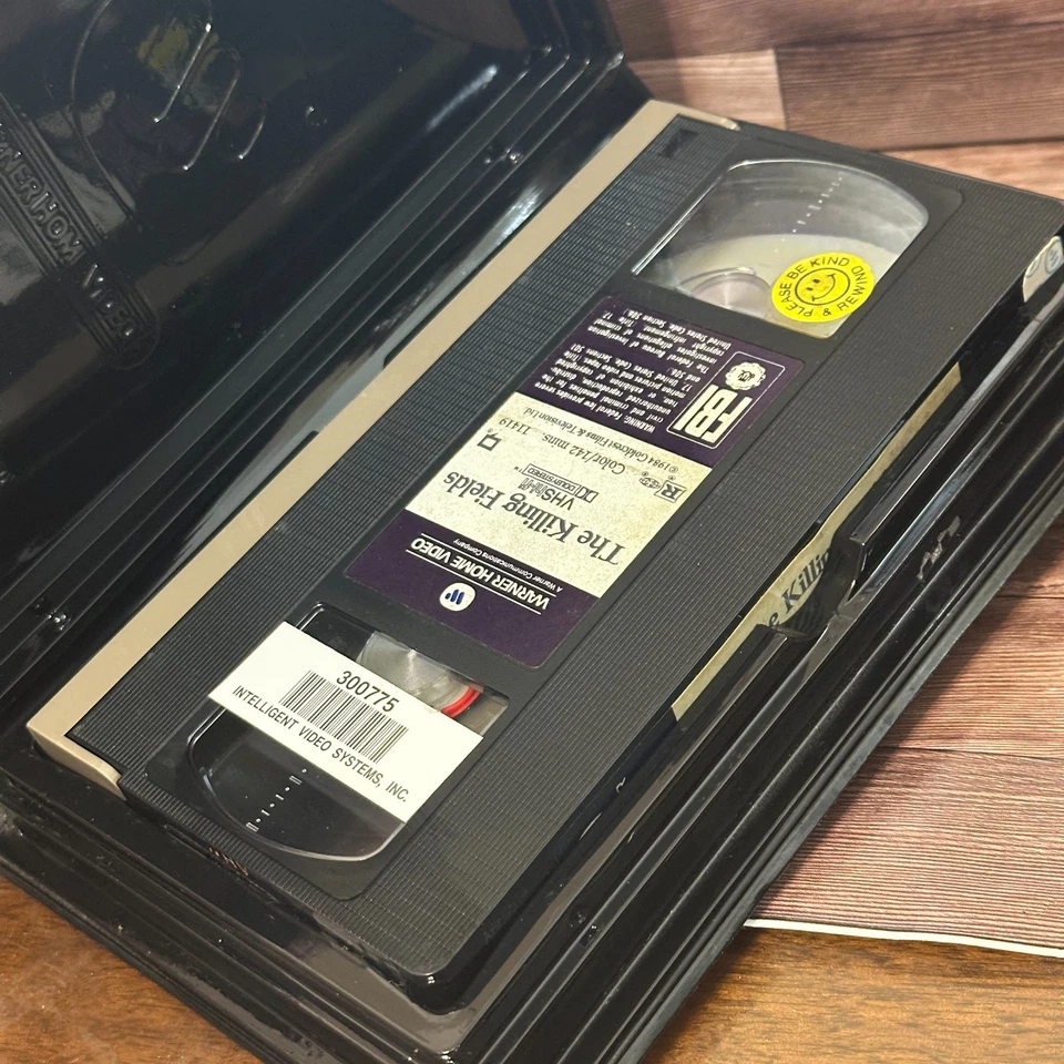 The Killing Fields VHS Used Sam Waterston Drama War Oscar Warner Clamshell Foto 4 de 4