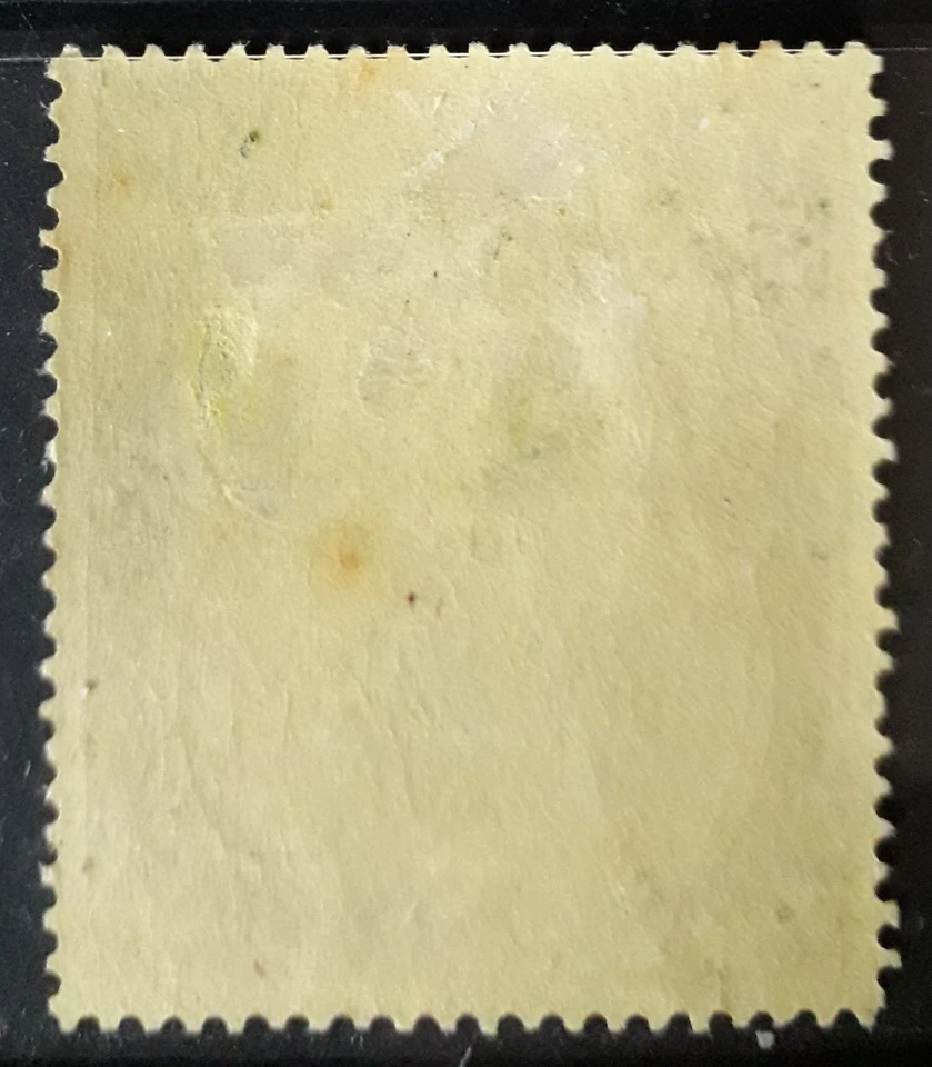 ASCENSION 1924 KG V 4d GREY-BLK & BLK/yellow FINE MM SG15 - Image 2 of 2