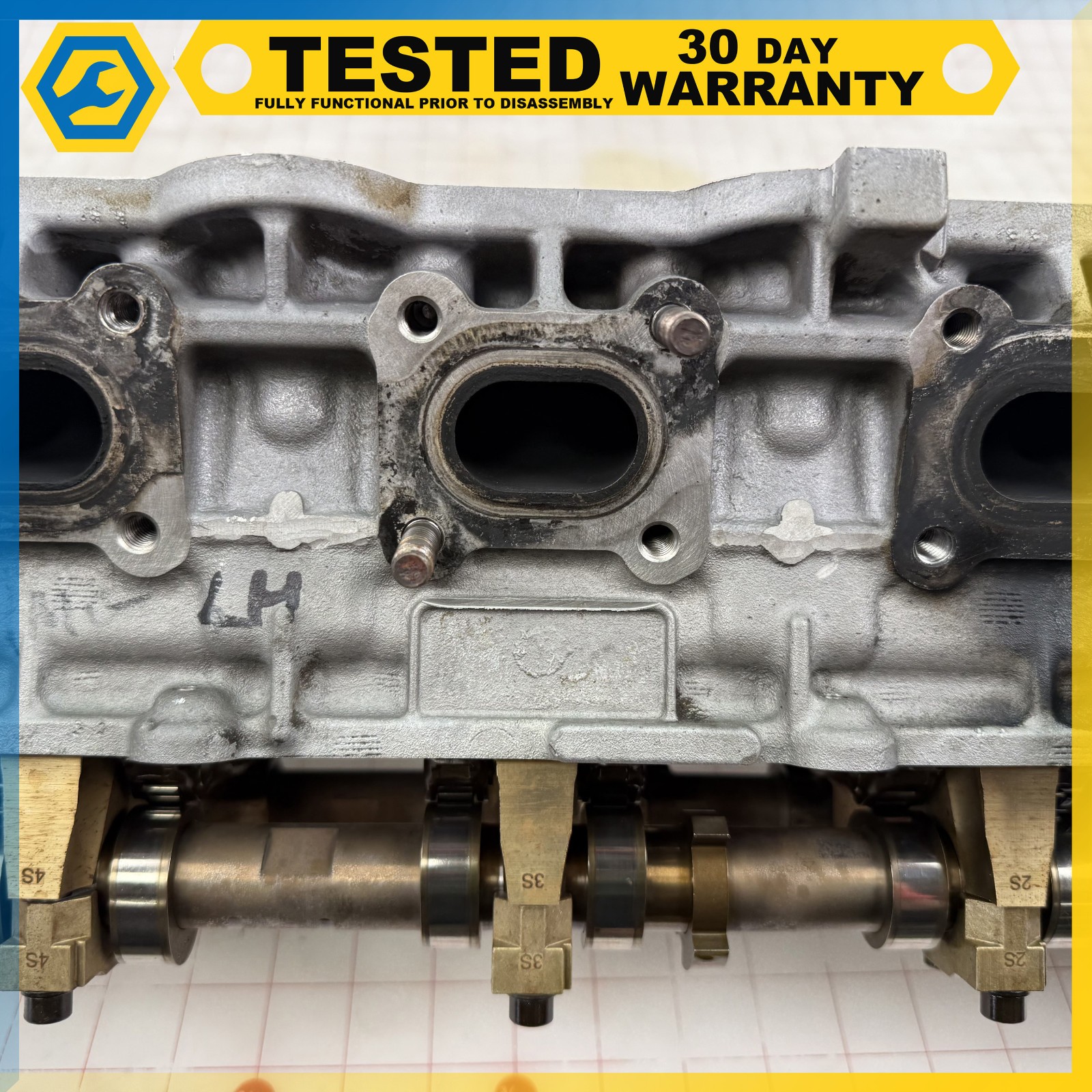 14-17 MASERATI GHIBLI 3.0L F160 engine LEFT DRIVER SIDE CYLINDER HEAD OEM