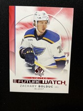 24-25 UD SP Authentic Hockey Red Limited Future Watch 105 Zachary Bolduc
