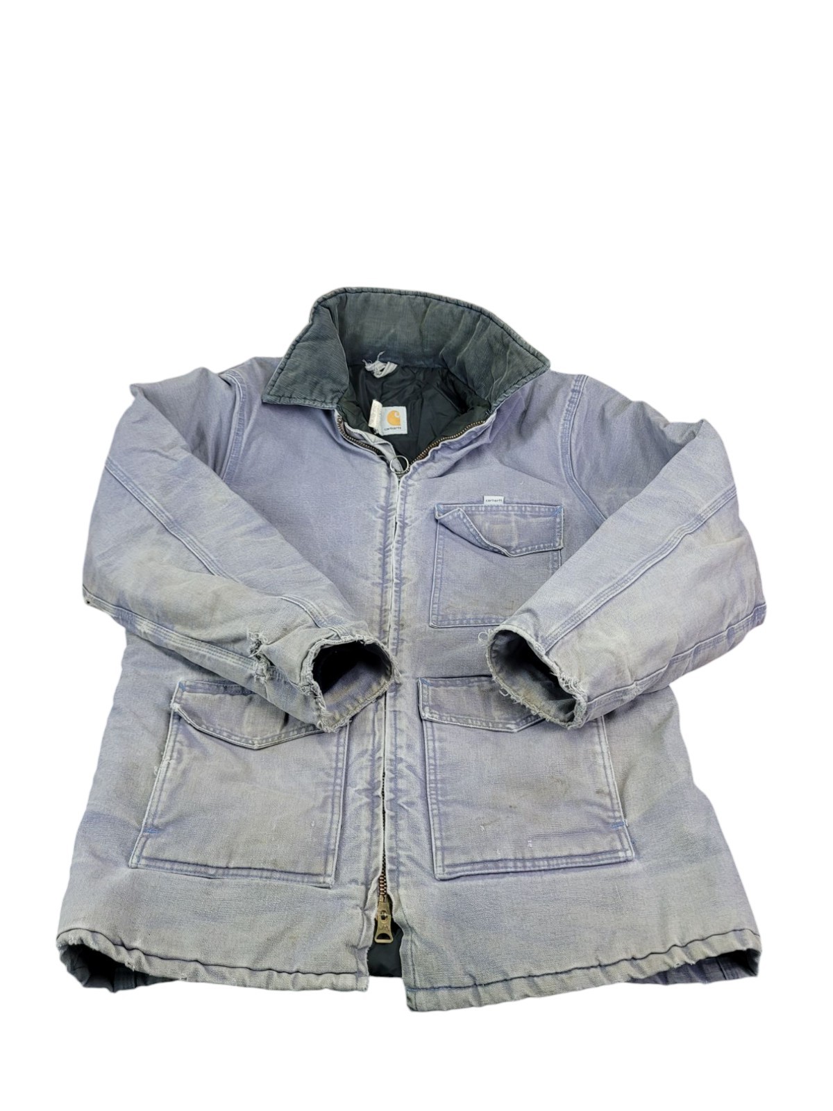 Vintage Carhartt Jacket Mens Large Tall CQ298 Zipper Used with Flaw