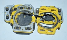 Speedplay Zero Clipless Bicycle Cleats Yellow Racing Road Bike Java Cafe Commute