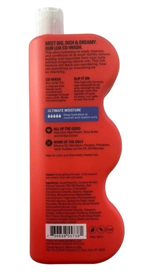 TWIST Big, Rich & Dreamy Ultra-hydrating Cowash, by Ouidad Co Wash 16 Oz -4 Pack - Image 2 of 3