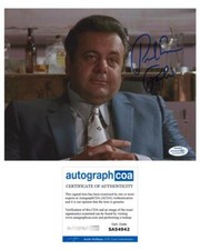 Paul Sorvino "Goodfellas" AUTOGRAPH Signed 'Paulie Cicero' 8x10 Photo J ACOA