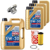 MotoröL Filter Set Longlife III 5W-30 8 Liter + Schraube FüR BMW X3 3Er X5 6Er