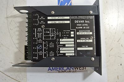 Used Devar Inc High Level Alarm 18-132  33-H-H-STD