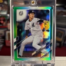2021 Topps Chrome Japan Roki Sasaki RARE Green Refractor Prospect RC SSP /99