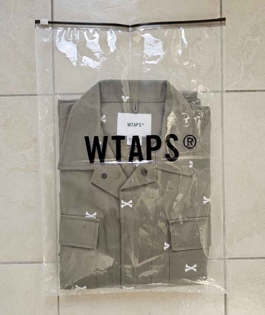WTAPS Crossbones Jacket Greige Size 02 Medium Jungle 01 LS WTAPS Crossbones Jacket Greige Size 02 Medium Jungle 01 LS